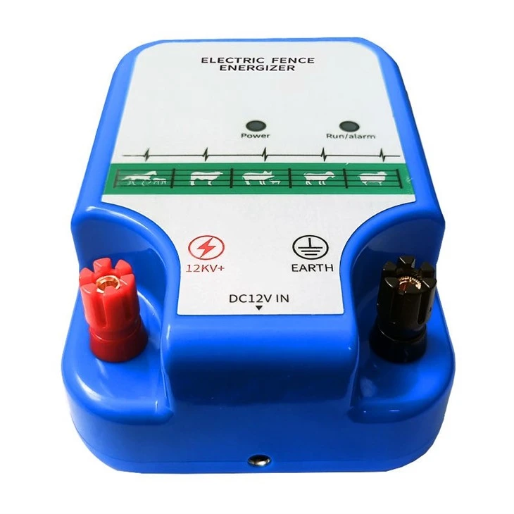 12V Solar Powered Electric Fence Energizer For Cattle, Horse, Sheep, Pig And Bear