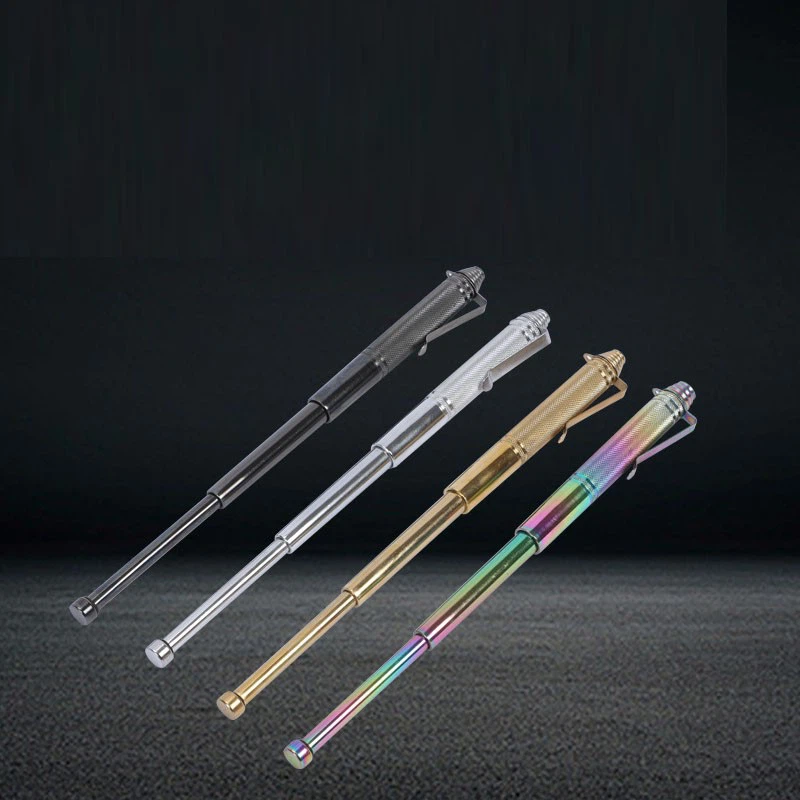 Self-Defense Steel Baton With Telescopic Stick For Security